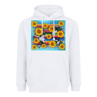 White serape cowhide sunflower Heavyweight Hoodie - AdoDesignShop