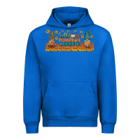 Cobalt hello pumpkin season libbey glass Urban Hoodie - BundleAndBundleShop