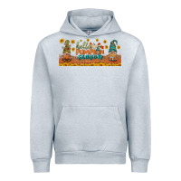 Heather Grey hello pumpkin season libbey glass Urban Hoodie - BundleAndBundleShop