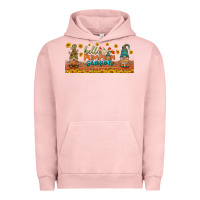 Pigment Salmon hello pumpkin season libbey glass Urban Hoodie - BundleAndBundleShop