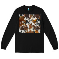 Black cowhide Long Sleeve Tee - AdoDesignShop