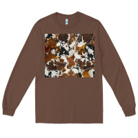 Chestnut cowhide Long Sleeve Tee - AdoDesignShop