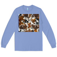Colony Blue cowhide Long Sleeve Tee - AdoDesignShop