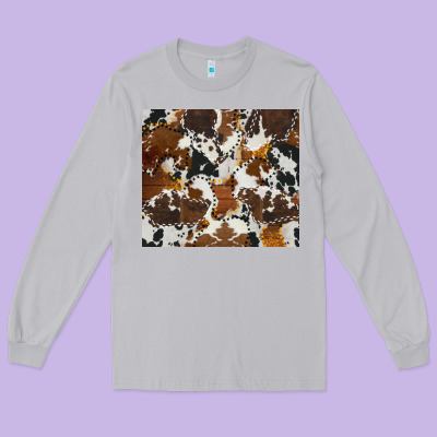 Cowhide Long Sleeve Tee Designed By Adodesignshop