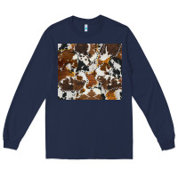 Navy cowhide Long Sleeve Tee - AdoDesignShop