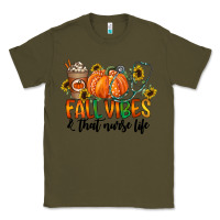 Army Green fall vibes and that nurse life Classic Tee - CowhideDigitalArt