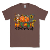 Chestnut fall vibes and that nurse life Classic Tee - CowhideDigitalArt