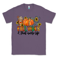 Lavender fall vibes and that nurse life Classic Tee - CowhideDigitalArt