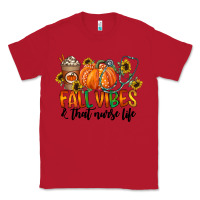 Red fall vibes and that nurse life Classic Tee - CowhideDigitalArt