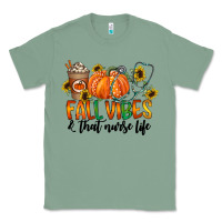 Sage fall vibes and that nurse life Classic Tee - CowhideDigitalArt