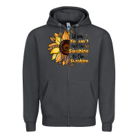 Smoke when you can't find the sunshine be the sunshine Zipper Hoodie - JahusDesignShop