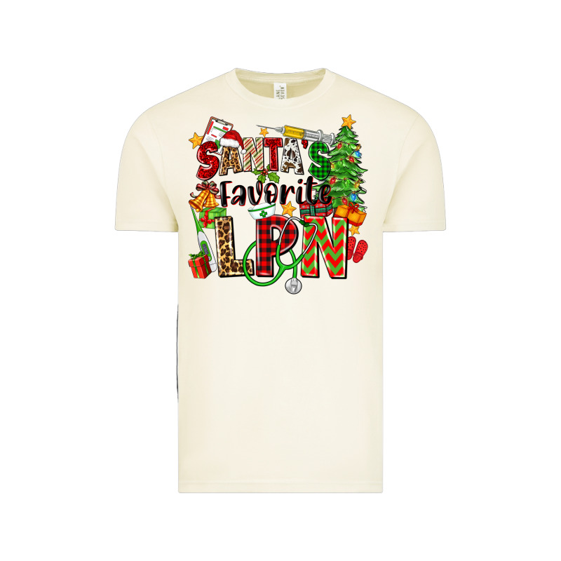 Santa's Favorite Lpn Vintage Tee by Zillion Design Studio | Teevron