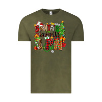 Vintage Olive santa's favorite lpn Vintage Tee - Zillion Design Studio