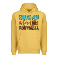 Antique Gold sunday is for football Premium Hoodie - NancyCooperArtShop