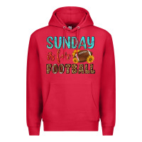Cardinal sunday is for football Premium Hoodie - NancyCooperArtShop