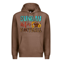 Chestnut sunday is for football Premium Hoodie - NancyCooperArtShop