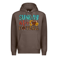 Coffee sunday is for football Premium Hoodie - NancyCooperArtShop