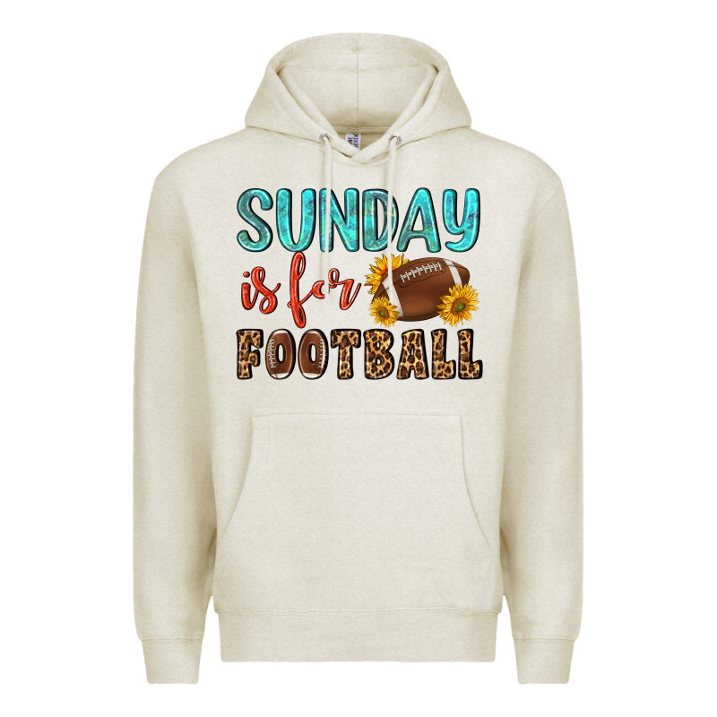 Sunday Is For Football Premium Hoodie by NancyCooperArtShop | Teevron
