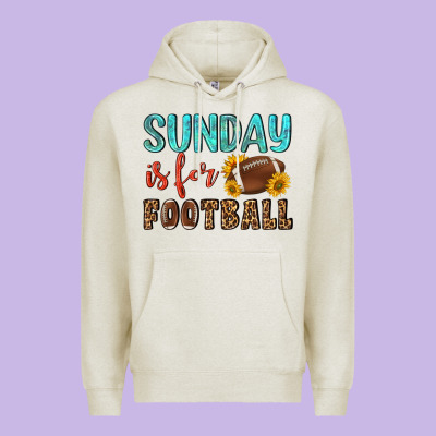 Sunday Is For Football Premium Hoodie Designed By Nancycooperartshop