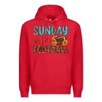 Red sunday is for football Premium Hoodie - NancyCooperArtShop