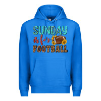 True Royal sunday is for football Premium Hoodie - NancyCooperArtShop