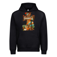 Black thankful fall cross Urban Hoodie - BundleAndBundleShop