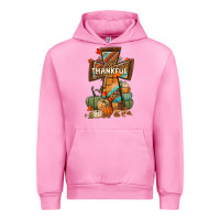 Fuchsia Pink thankful fall cross Urban Hoodie - BundleAndBundleShop