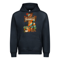 Navy thankful fall cross Urban Hoodie - BundleAndBundleShop