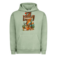 Pigment Oil Green thankful fall cross Urban Hoodie - BundleAndBundleShop
