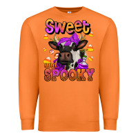 Carrot sweet and spooky halloween cow Premium Sweatshirt - Jasminsmagicworld