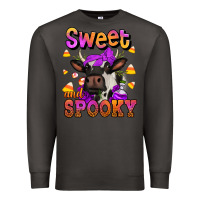 Smoke sweet and spooky halloween cow Premium Sweatshirt - Jasminsmagicworld