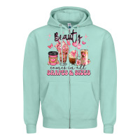 Seafoam beauty comes in all shapes and sizes coffee cups Zipper Hoodie - JahusDesignShop