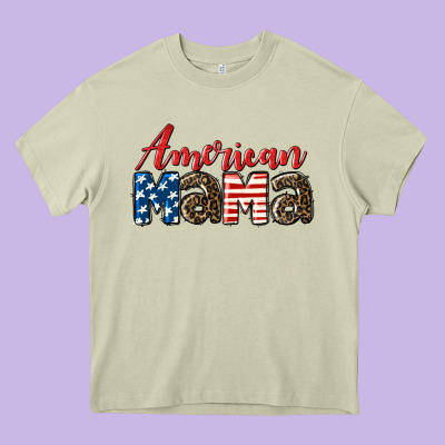 Western American Mama Mother's Day Heavy Core Tee Designed By Lillyallendesigns