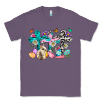 Lavender Western rabbit with Cross and flowers Classic Tee - Neo Western