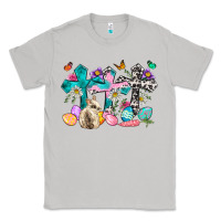 Moon Dust Western rabbit with Cross and flowers Classic Tee - Neo Western