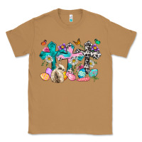 Toasted Coconut Western rabbit with Cross and flowers Classic Tee - Neo Western
