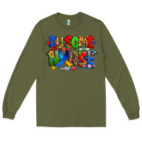 Army Green ausome autism nurse Long Sleeve Tee - Zillion Design Studio