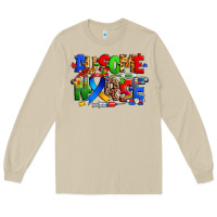 Mushroom ausome autism nurse Long Sleeve Tee - Zillion Design Studio