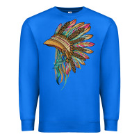 True Royal indian leopard headdress Premium Sweatshirt - BarkalooDesign