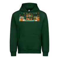 Forest Green just a girl who loves fall libbey glass Urban Hoodie - BundleAndBundleShop