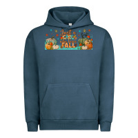 Pigment Midnight Navy just a girl who loves fall libbey glass Urban Hoodie - BundleAndBundleShop