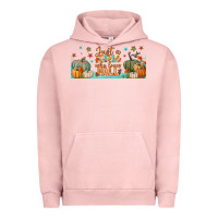 Pigment Salmon just a girl who loves fall libbey glass Urban Hoodie - BundleAndBundleShop