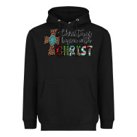 Black christmas begins with christ Heavyweight Hoodie - AdoDesignShop