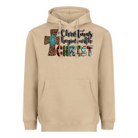 Mushroom christmas begins with christ Heavyweight Hoodie - AdoDesignShop