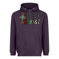 Plum christmas begins with christ Heavyweight Hoodie - AdoDesignShop