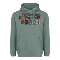 Sage christmas begins with christ Heavyweight Hoodie - AdoDesignShop
