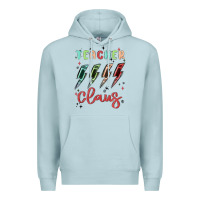 Blue Mist teacher claus Premium Hoodie - MaliasSmallBusiness