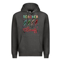 Charcoal Heather teacher claus Premium Hoodie - MaliasSmallBusiness
