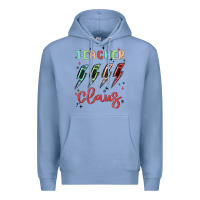 Colony Blue teacher claus Premium Hoodie - MaliasSmallBusiness