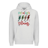 Dove Grey teacher claus Premium Hoodie - MaliasSmallBusiness